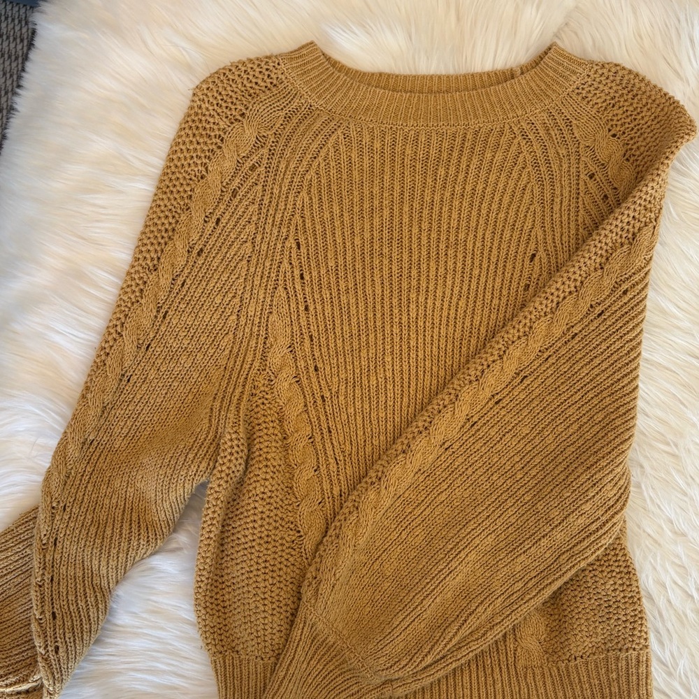 American Eagle Outfitters Mustard Sweater